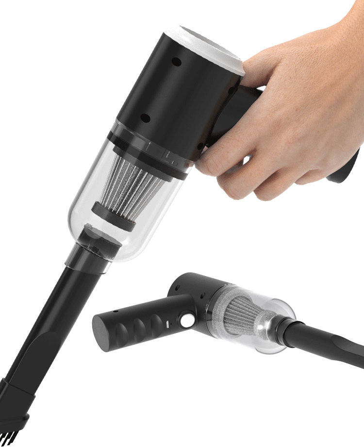 Portable Cordless Car Vacuum Cleaner for Hard to Reach Areas