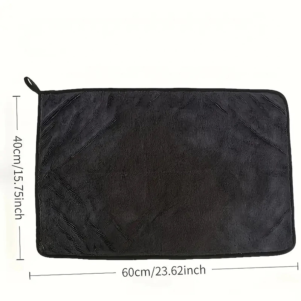 Dark Grey Microfibre Cloth for the Perfect Wash