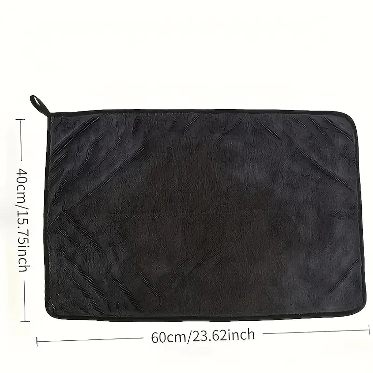 Dark Grey Microfibre Cloth for the Perfect Wash