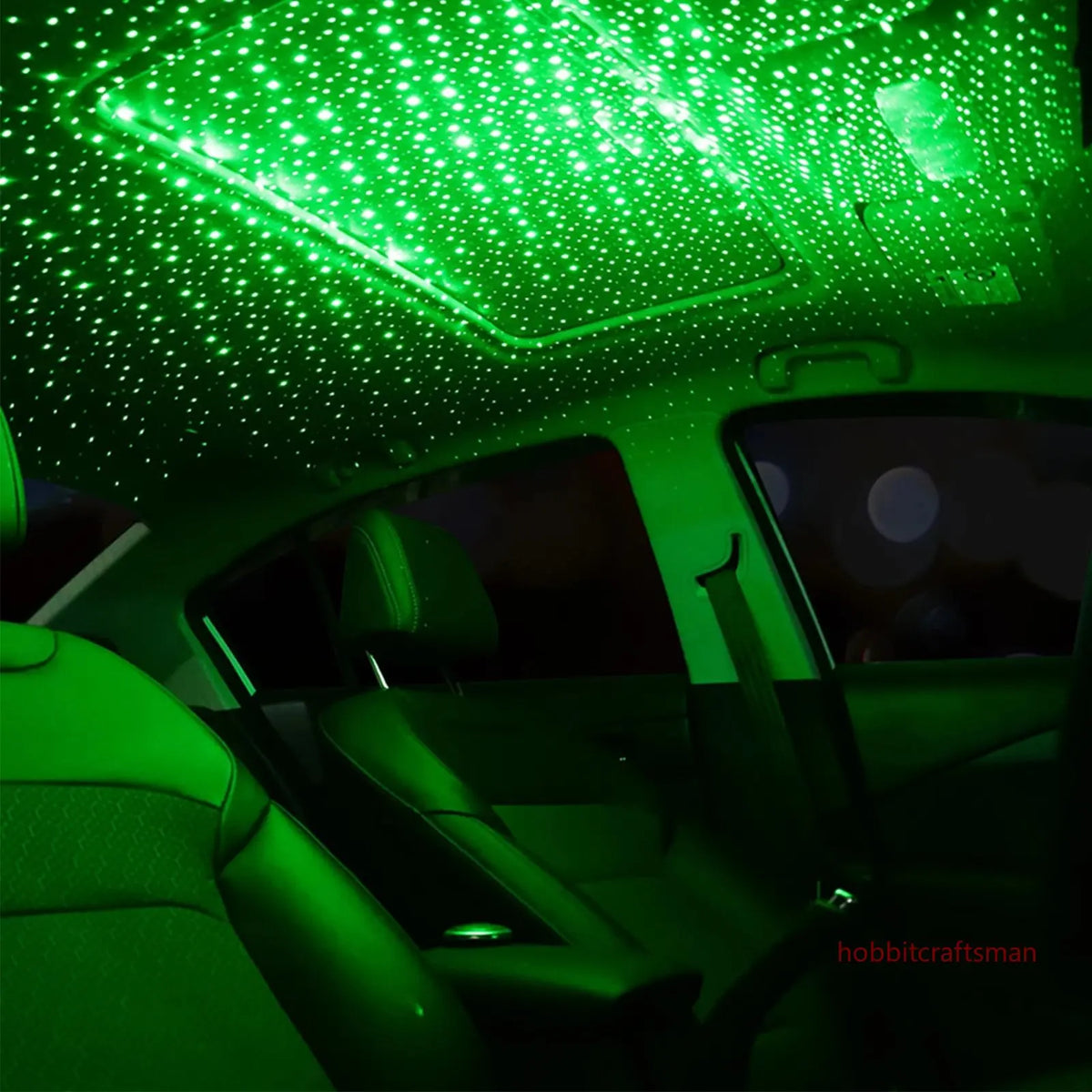 Mini LED Car Roof Star Night Light Projector Atmosphere Galaxy Lamp USB Decorative Adjustable for Auto Roof Room Decor