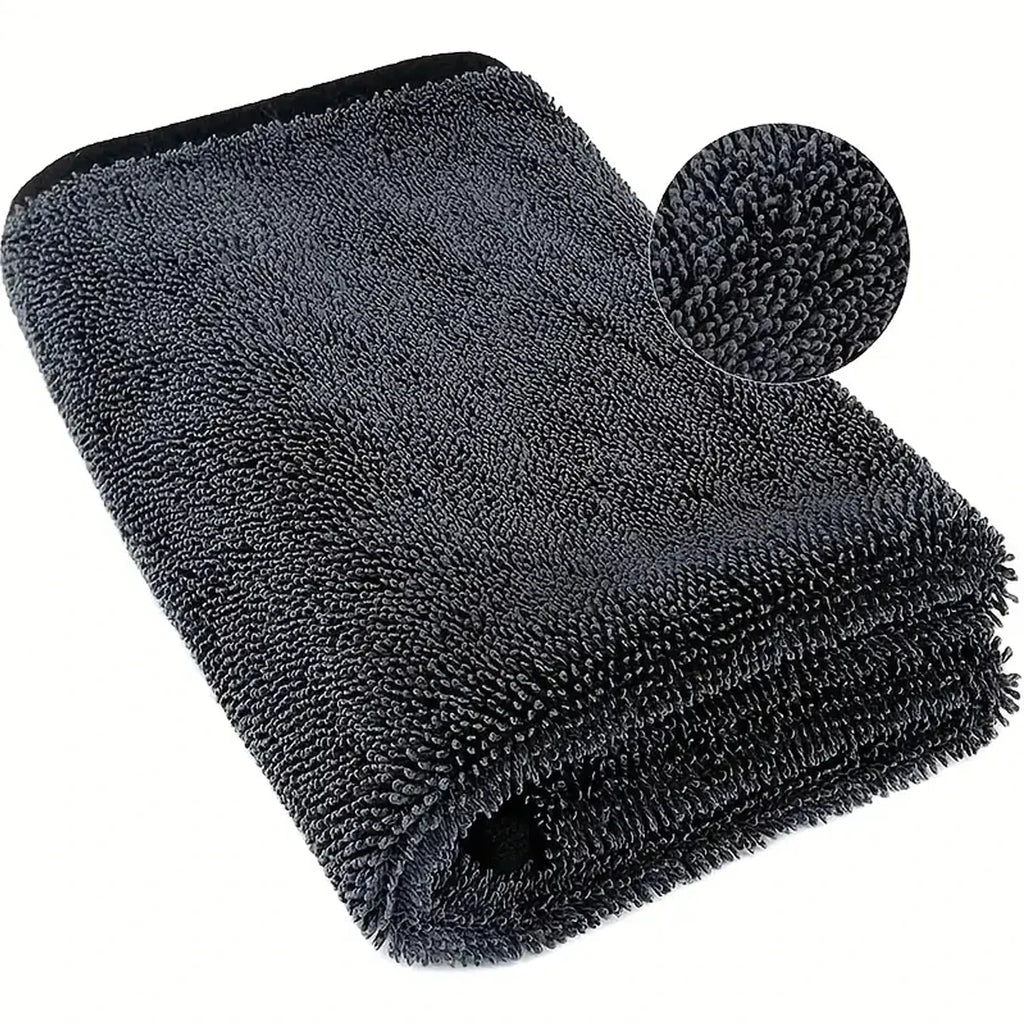 Dark Grey Microfibre Cloth for the Perfect Wash