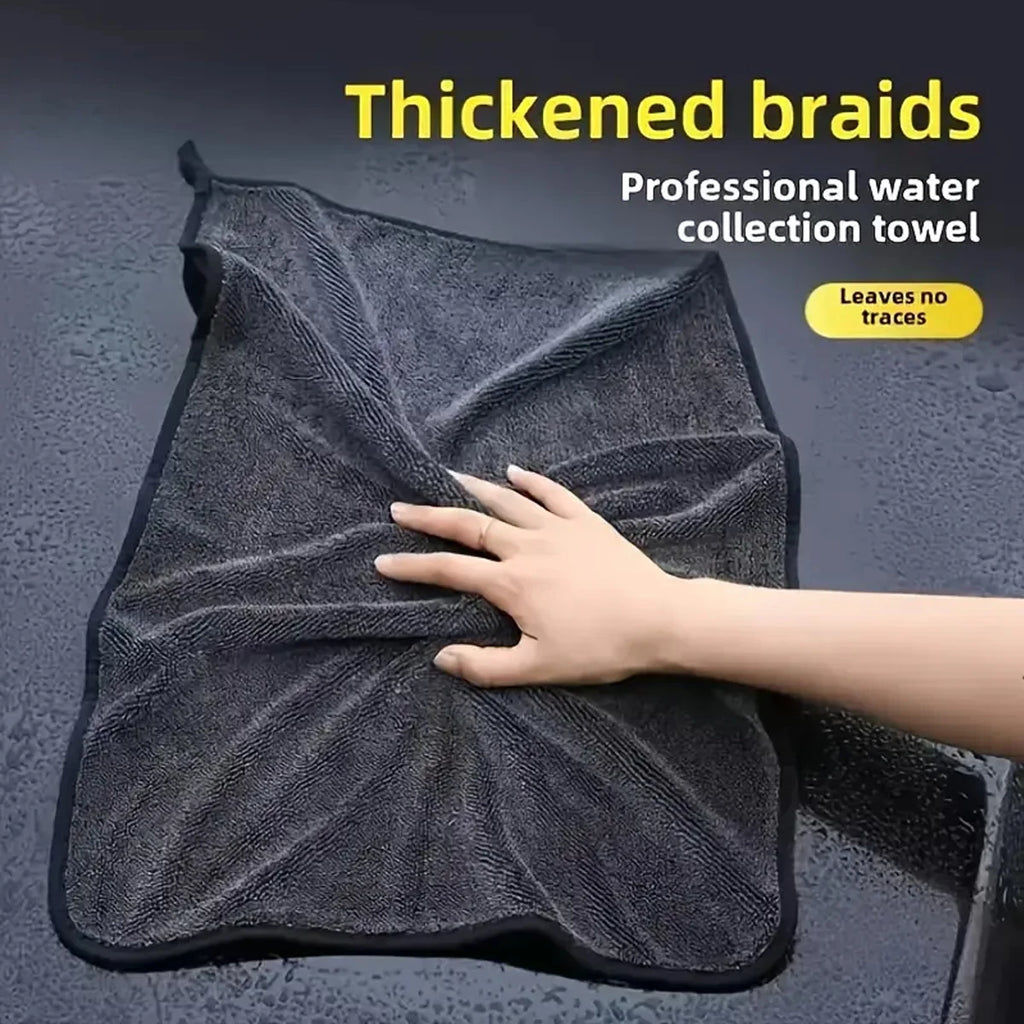 Dark Grey Microfibre Cloth for the Perfect Wash