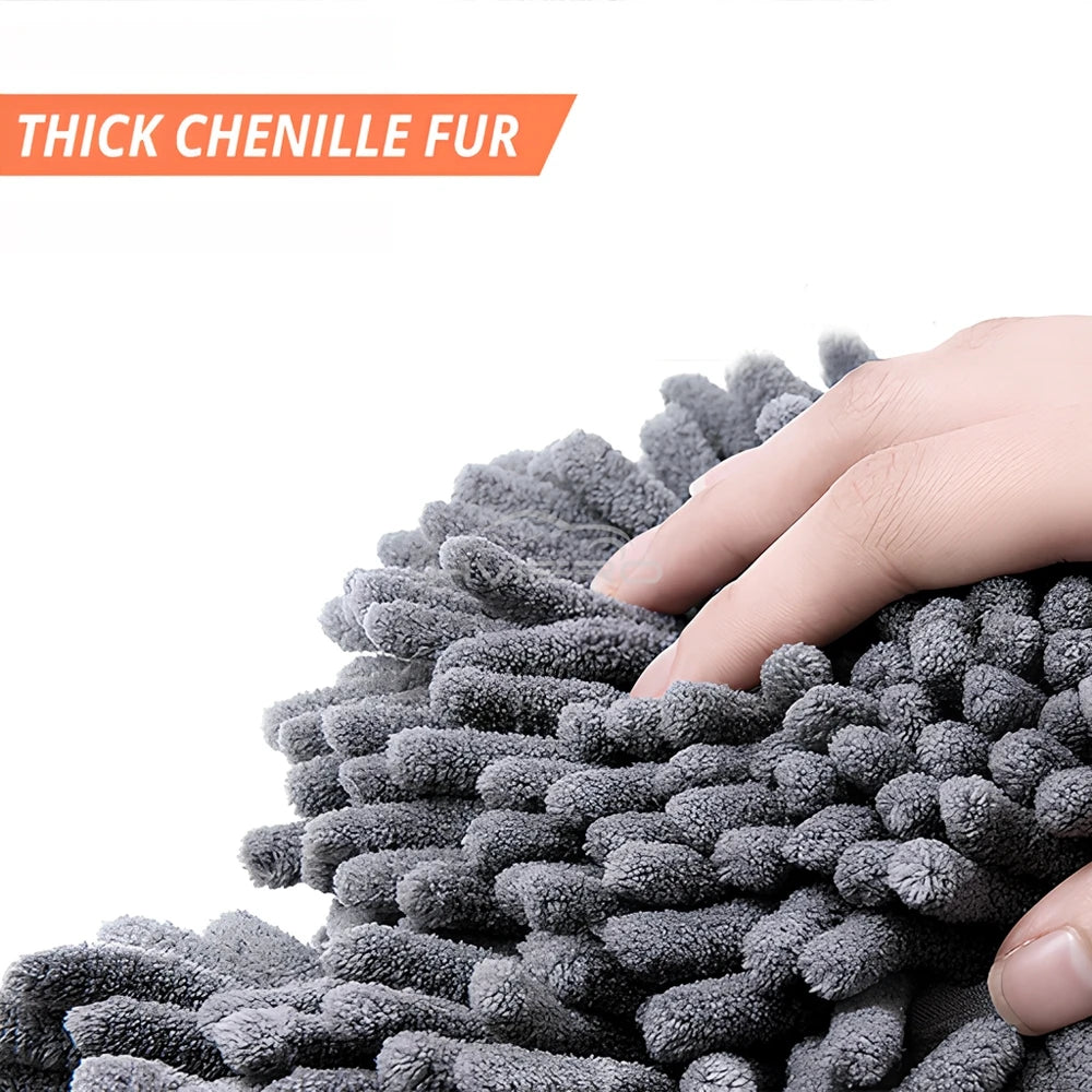 Microfibre Brush Sponge with Extended Handle
